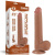 Реалистичный фаллоимитатор Sliding-Skin Dual Layer Dong 9", 22 см